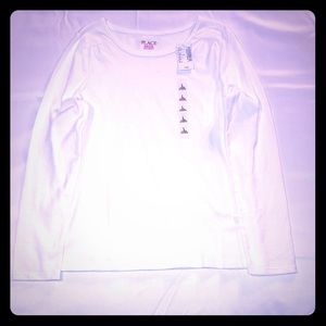 NWT Children’s Place White Long Sleeve Shirt
